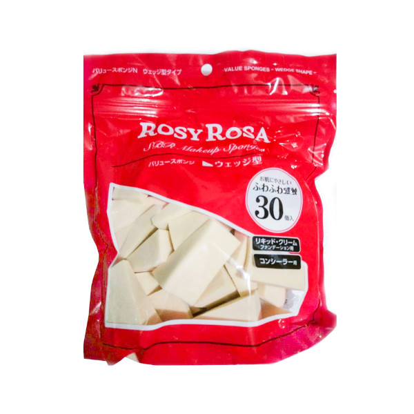 Chantilly - Rosy Rosa Triangle Makeup Sponge - 30stukken Top Merken Winkel